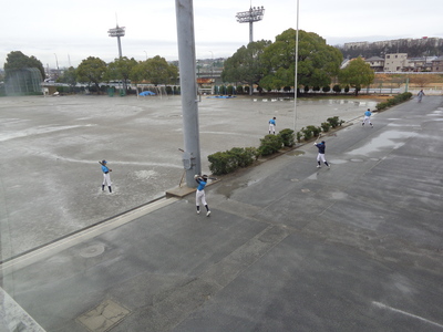 雨上がり野球１.JPG