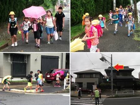 雨の中を登校.jpg